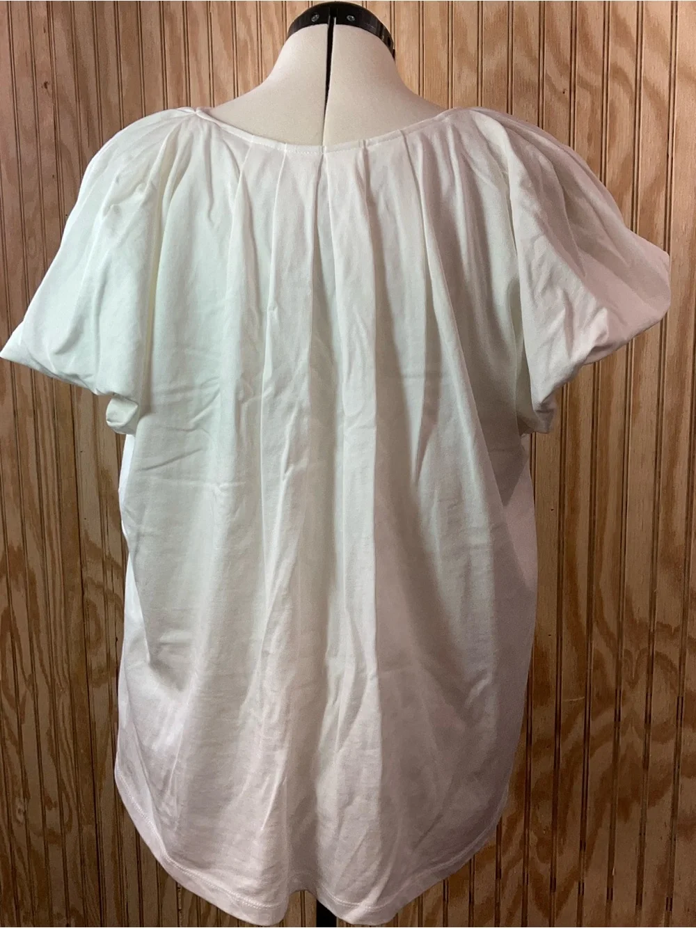 English Factory White V-Neck Short Sleeve Top - Picture 5 of 5